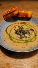 Delicious Mushroom Soup on Your HOT WOK