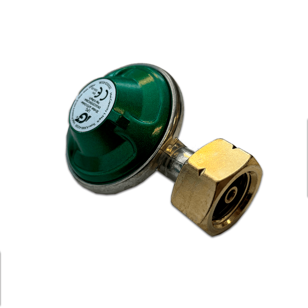 Gas Regulator 30 mBar kit with hose - NL SI IT GR CZ CH HU - HOT WOK