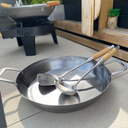 HOT WOK Paellapannu – 30 cm hiiliterästä